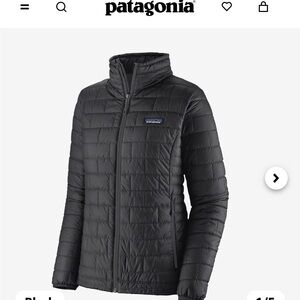 Patagonia Women’s Nano Puff Jacket Black Large